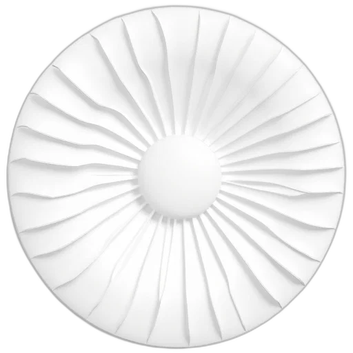 crown, flower, umbrella, hat, 3d render, photorealistic, monochrome, white transparent PNG cut-out