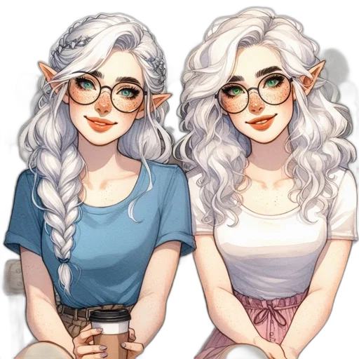 fantasy art, pixel art, concept art, watercolor, pastel, monochrome, blue, colorful transparent PNG cut-out
