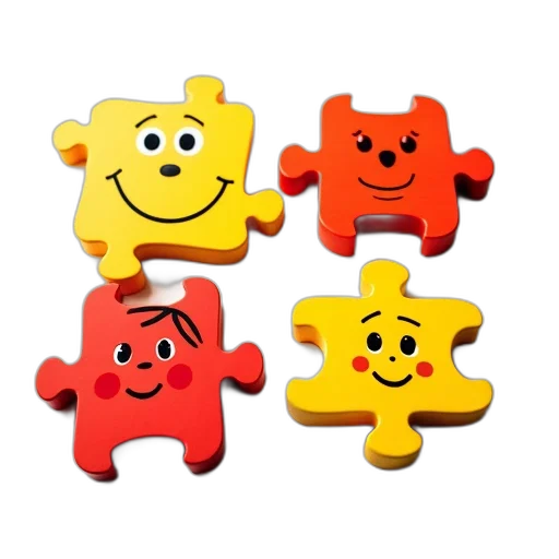jewelry, 3d render, colorful, red, set, children, educational, toys transparent PNG cut-out