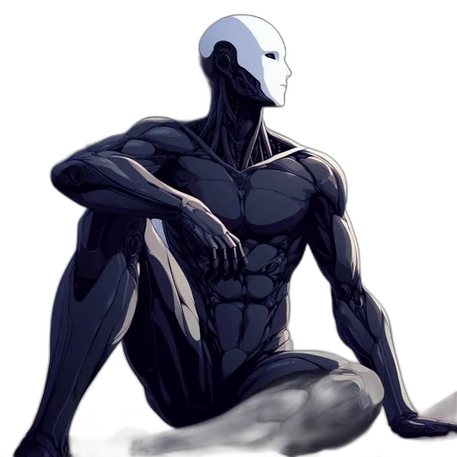 robot, mask, creature, animal, concept art, comic book art, anime, pixel art transparent PNG cut-out
