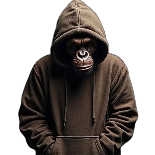 jacket, animal, staff, creature transparent PNG cut-out