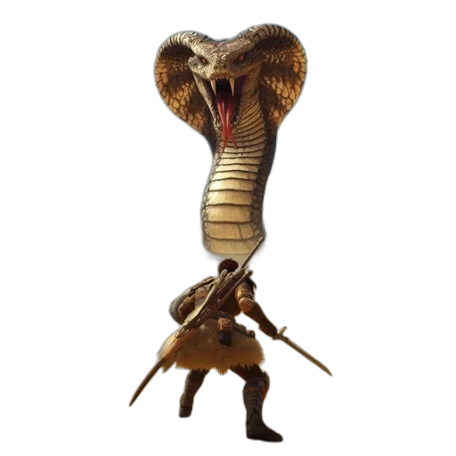 weapon, sword, dragon, staff, concept art, 3d render, fantasy art, desert transparent PNG cut-out