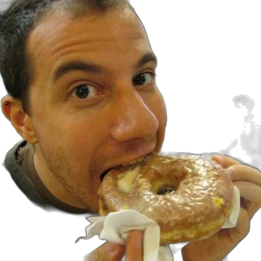 food, staff, animal, creature, photorealistic, man, striped, shirt transparent PNG cut-out