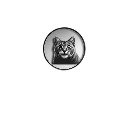 animal, staff, jewelry, face, photorealistic, pencil sketch, monochrome, themed transparent PNG cut-out