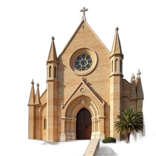 building, 3d render, photorealistic, concept art transparent PNG cut-out