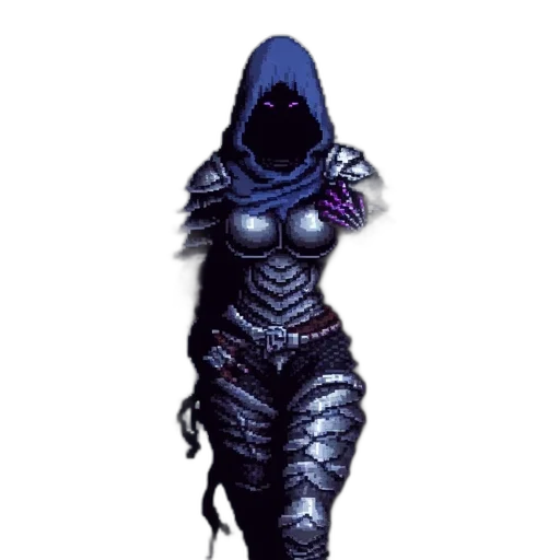 dress, jewelry, creature, robot, concept art, pixel art, fantasy art, 3d render transparent PNG cut-out