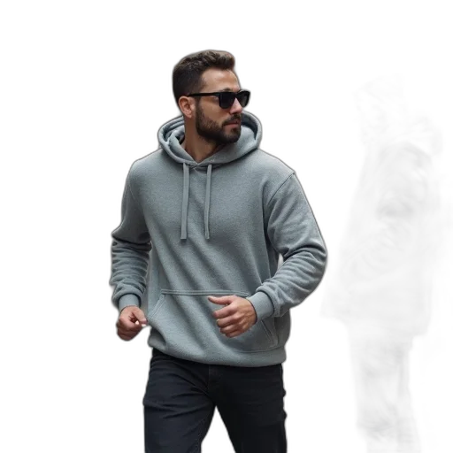 jacket, face, staff, creature, 3d render, photorealistic, concept art, cartoon transparent PNG cut-out