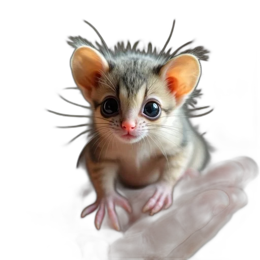 animal, creature, photorealistic, concept art, 3d render, oil painting, small, furry transparent PNG cut-out