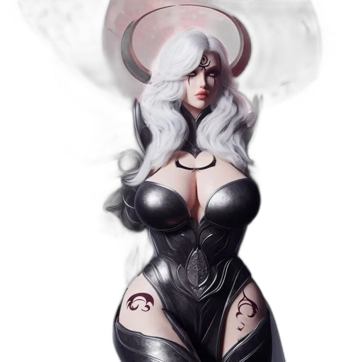 dress, fantasy art, concept art, comic book art, pixel art, monochrome, dark, mythic transparent PNG cut-out