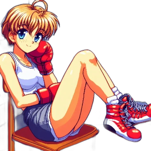 shoes, jacket, pixel art, anime, vaporwave, concept art, neon lights, fire transparent PNG cut-out