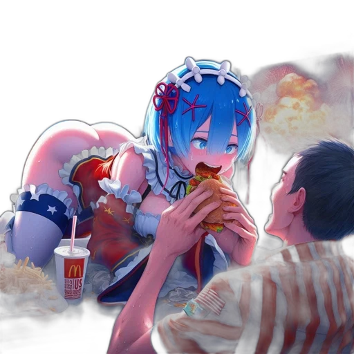 food, robot, creature, weapon, anime, vaporwave, concept art, cyberpunk transparent PNG cut-out