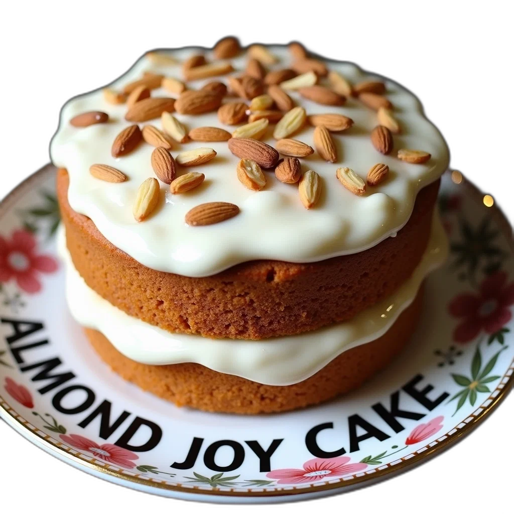 food, whole, almond, joy, cake, white, frosting, sprinkle transparent PNG cut-out