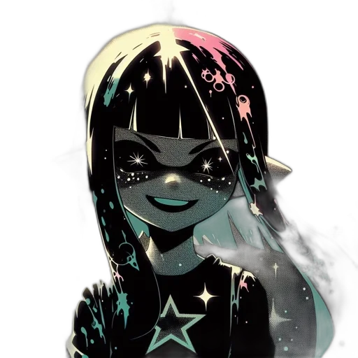 mask, staff, face, robot, anime, cartoon, comic book art, concept art transparent PNG cut-out