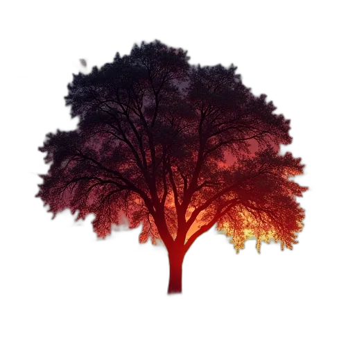 tree, crown, animal, umbrella, photorealistic, 3d render, watercolor, pixel art transparent PNG cut-out