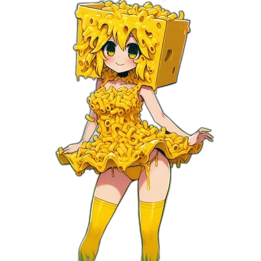 dress, food, robot, crown, pixel art, anime, concept art, cartoon transparent PNG cut-out
