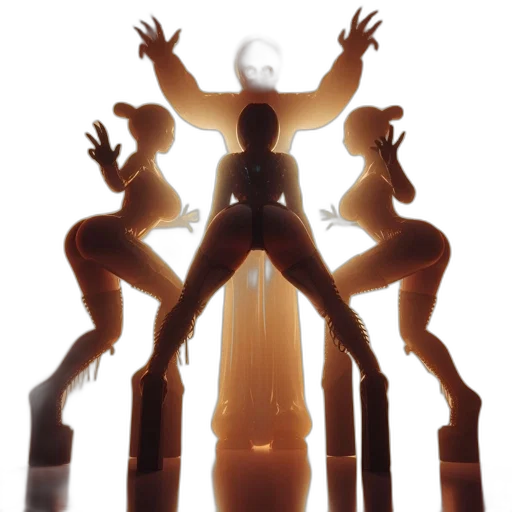 staff, concept art, 3d render, fire, outer space, image, central, towering transparent PNG cut-out