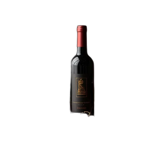 bottle, 3d render, wine, gift transparent PNG cut-out
