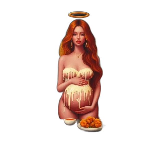 dress, bottle, food, pixel art, concept art, oil painting, fantasy art, ethereal transparent PNG cut-out