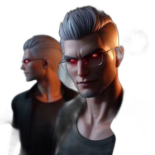 face, mask, robot, cyberpunk, concept art, 3d render, fantasy art, neon lights transparent PNG cut-out