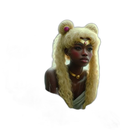 mask, face, hair, creature, concept art, 3d render, fantasy art, photorealistic transparent PNG cut-out