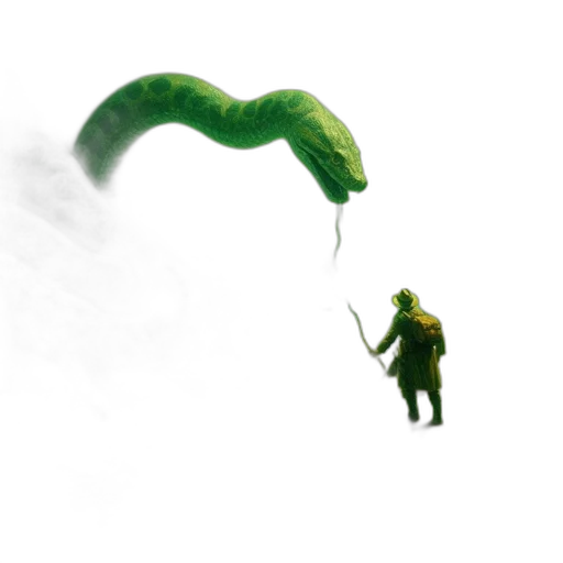 creature, staff, dragon, umbrella, concept art, 3d render, fantasy art, photorealistic transparent PNG cut-out