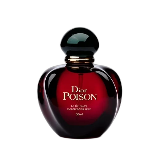 bottle, poison, perfume, christian, dior, displayed, against, white transparent PNG cut-out