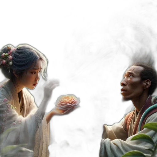 food, fantasy art, photorealistic, concept art, oil painting, rain, forest, snow transparent PNG cut-out
