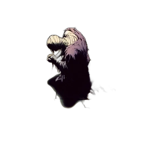 creature, mask, hair, animal, concept art, comic book art, pixel art, fantasy art transparent PNG cut-out