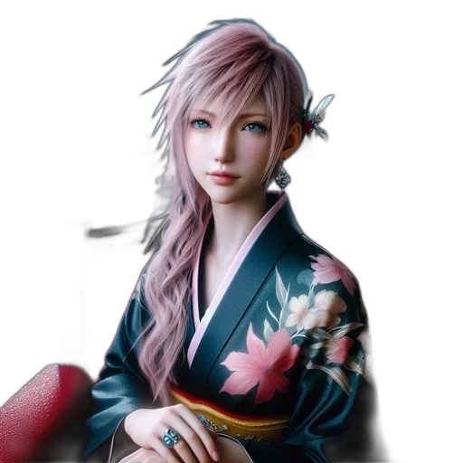 dragon, photorealistic, fantasy art, 3d render, concept art, pastel, serene, female transparent PNG cut-out