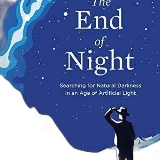 night, end, book, cover, featuring, silhouette, person, looking transparent PNG cut-out