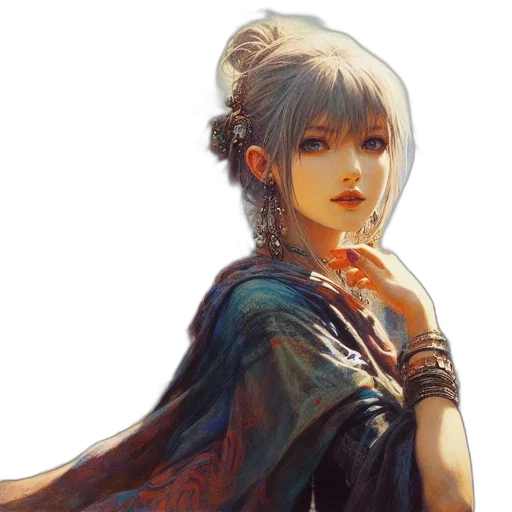 face, dragon, sword, fantasy art, concept art, photorealistic, oil painting, blue transparent PNG cut-out