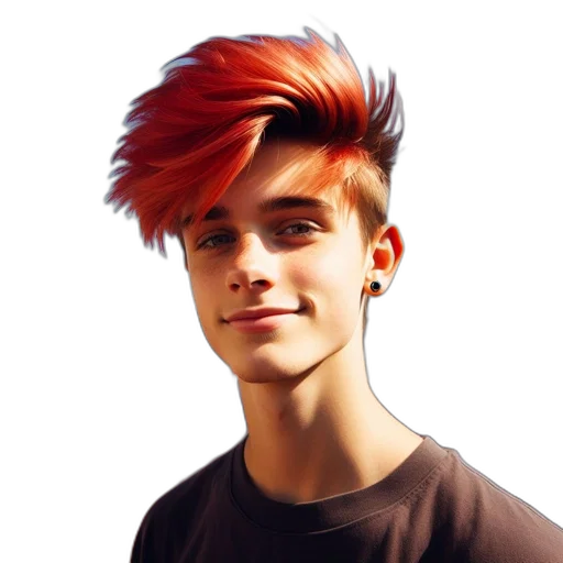 hair, face, staff, animal, photorealistic, cartoon, anime, concept art transparent PNG cut-out