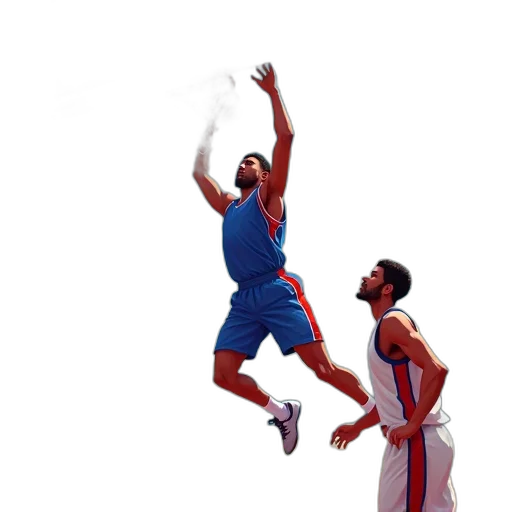 concept art, 3d render, digital, illustration, basketball, game, progress, focus transparent PNG cut-out