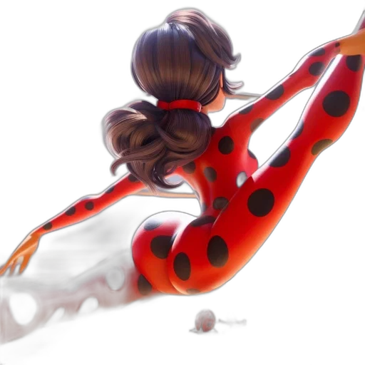 dress, hair, concept art, fantasy art, comic book art, anime, red, animated transparent PNG cut-out