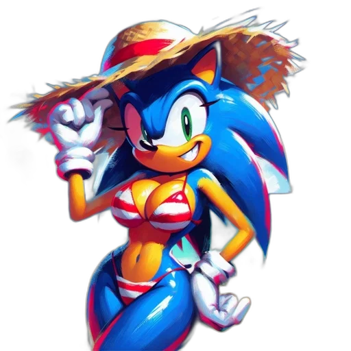 hat, dress, animal, concept art, pixel art, comic book art, cartoon, blue transparent PNG cut-out