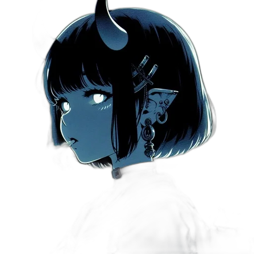 mask, face, creature, crown, concept art, anime, watercolor, fantasy art transparent PNG cut-out