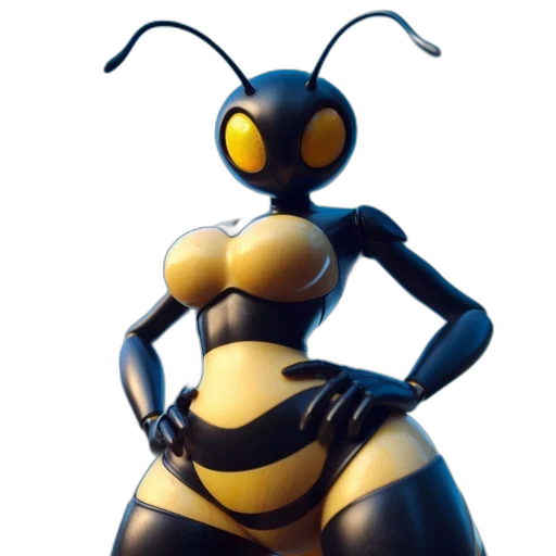 robot, animal, dress, creature, concept art, 3d render, pixel art, animated transparent PNG cut-out