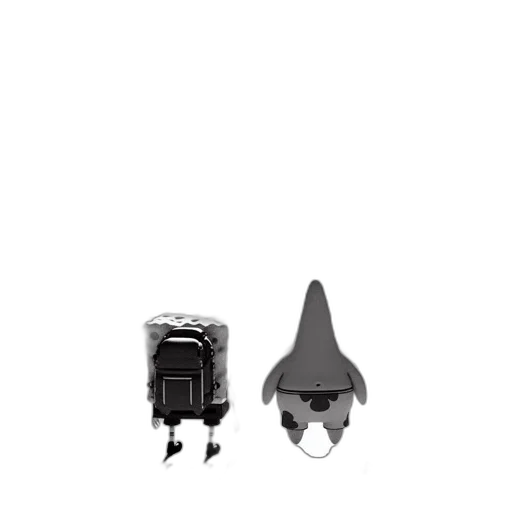 hat, robot, animal, creature, pixel art, concept art, cartoon, 3d render transparent PNG cut-out