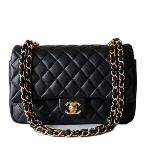 chanel, quilted, lambskin, leather transparent PNG cut-out