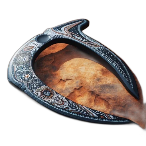 mask, sword, jewelry, weapon, photorealistic, fantasy art, 3d render, ornate transparent PNG cut-out