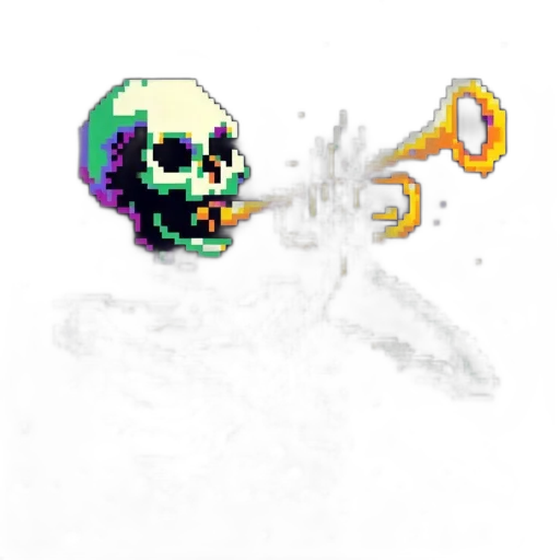 staff, weapon, mask, jewelry, pixel art, concept art, fantasy art, 3d render transparent PNG cut-out