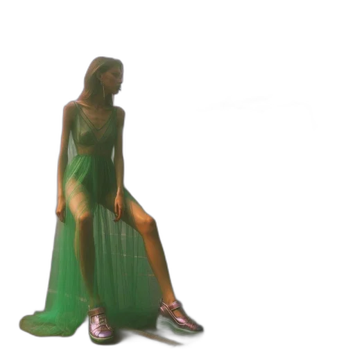 dress, shoes, creature, jewelry, 3d render, concept art, pixel art, fantasy art transparent PNG cut-out