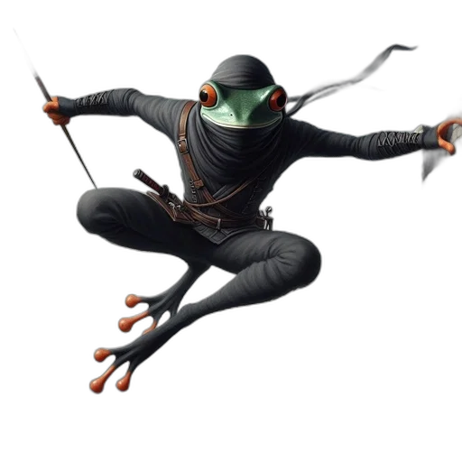 mask, staff, creature, weapon, concept art, 3d render, fantasy art, frog transparent PNG cut-out