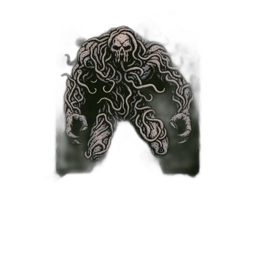 mask, hair, jacket, crown, concept art, photorealistic, fantasy art, comic book art transparent PNG cut-out