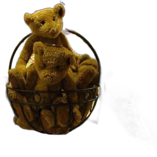jewelry, crown, 3d render, basket, stuffed, teddy, bears, grocery transparent PNG cut-out