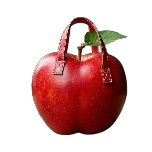 crown, furniture, jewelry, food, photorealistic, 3d render, red, apple transparent PNG cut-out