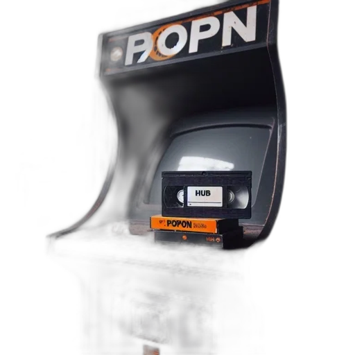 weapon, robot, photorealistic, old, arcade, machine, named, popn transparent PNG cut-out