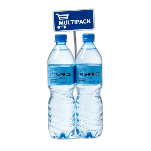 bottle, food, weapon, animal, pack, four, clear, plastic transparent PNG cut-out