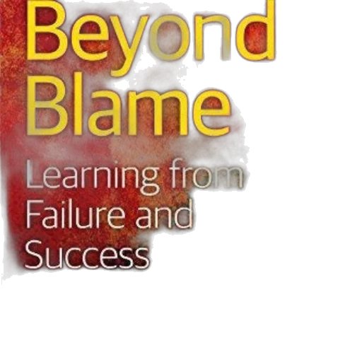 beyond, blame, learning, failure, success, book, cover, colorful transparent PNG cut-out