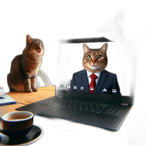 staff, 3d render, photorealistic, office, space, features, desktop, setup transparent PNG cut-out